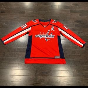 Large Women's Washington Capitals Nicklas Backstrom Fanatics Red Home Jersey